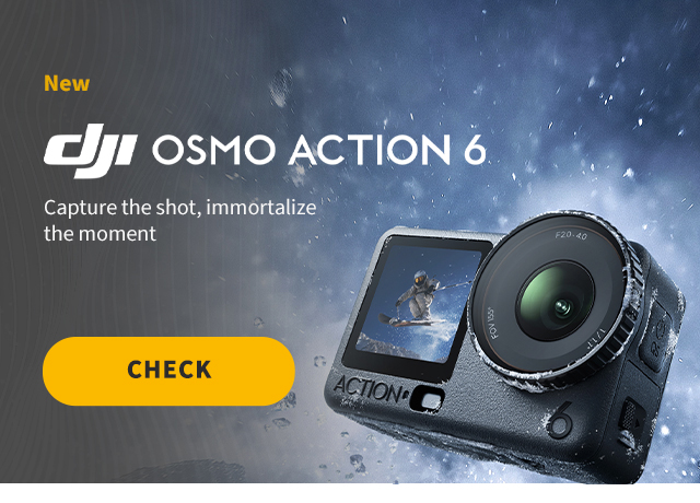 DJI Osmo Action 6 sports camera