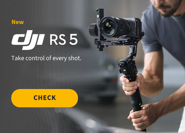 Take control with the DJI RS 5